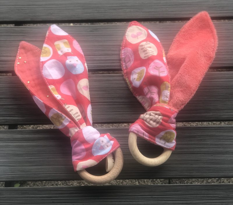 Chouette corail doudou dentition