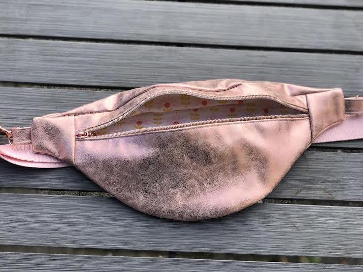 sac banane similicuir ROSE METALLISE – Image 2