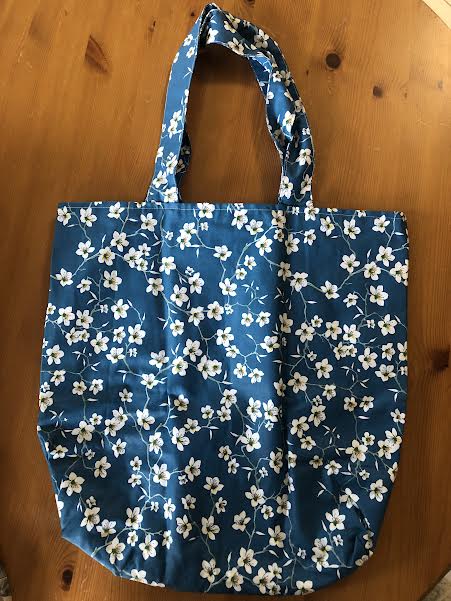 Sac  cabas fleurs d'amandier