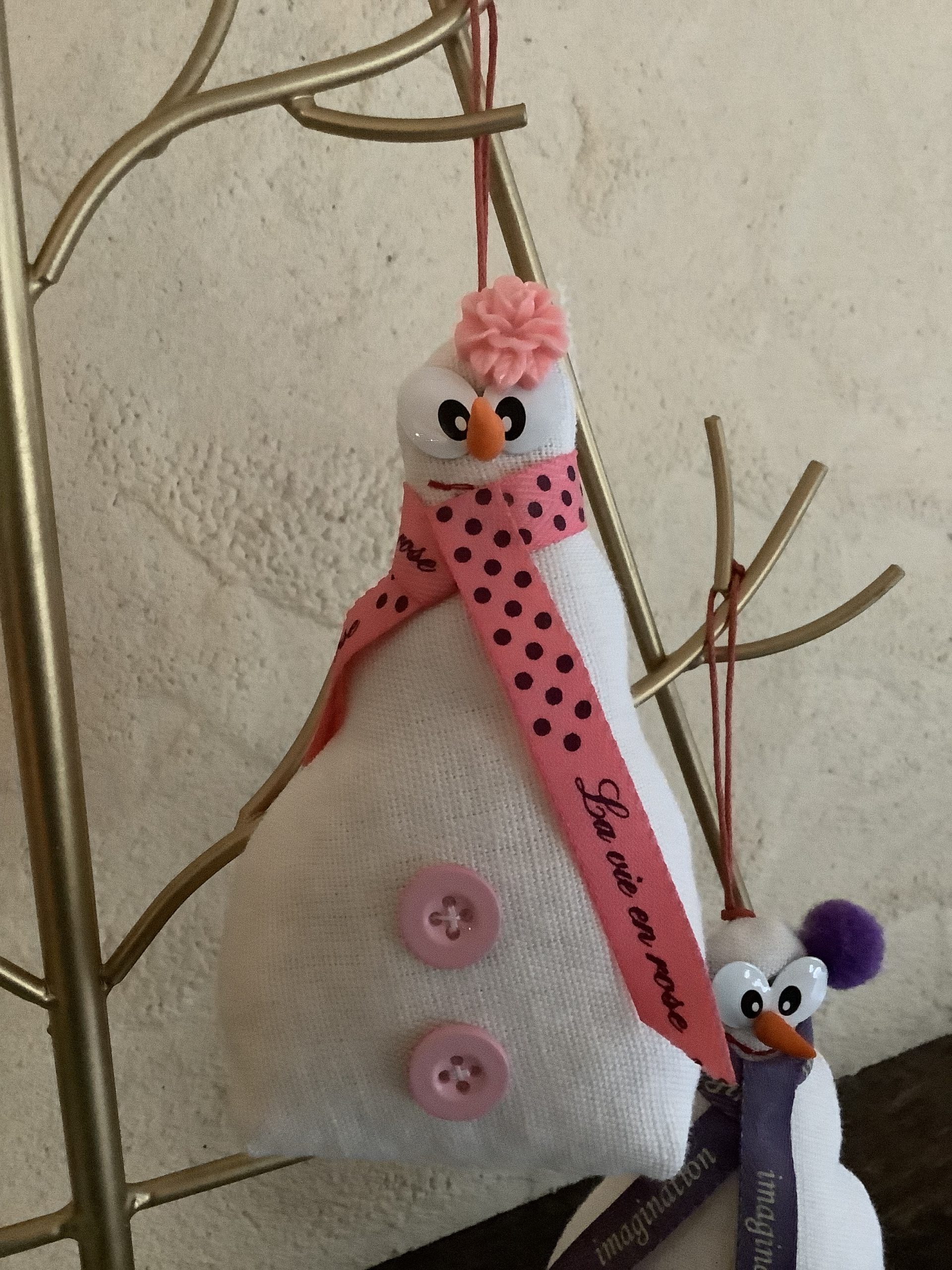 Petits bonhommes de neige à suspendre – Image 3