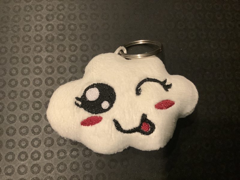 Porte clef  nuage